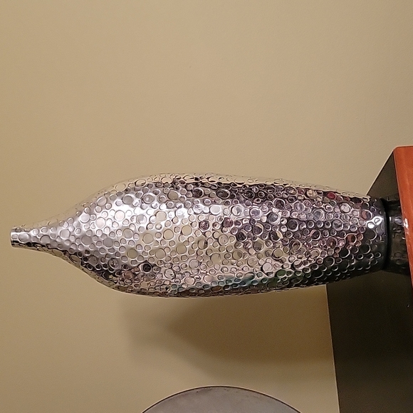 Gold Leaf Design Group Other - Silver 16in decorative vase...perfect condition